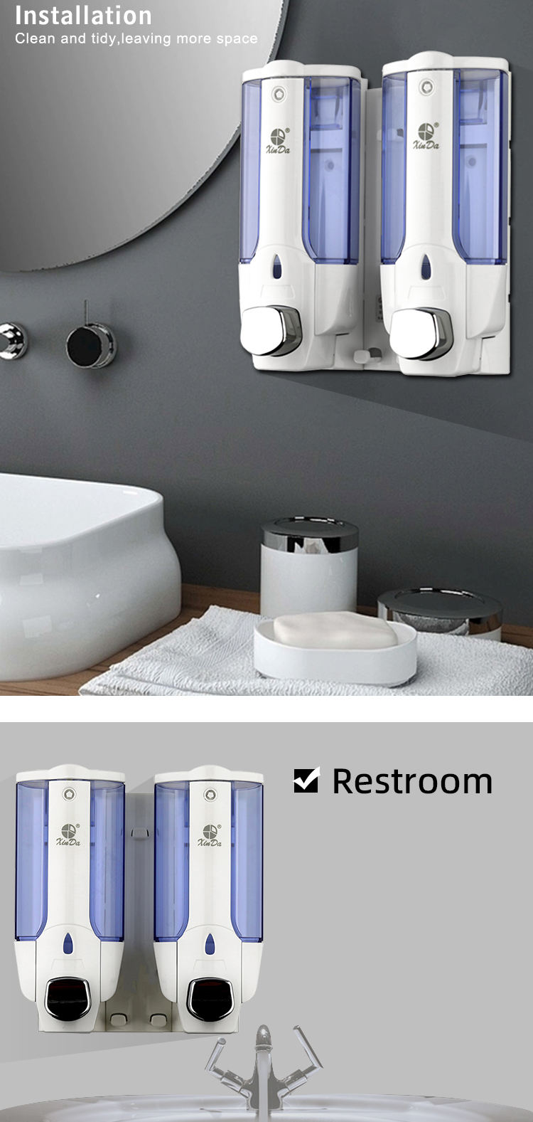 Hộp đựng x&agrave; ph&ograve;ng treo tường