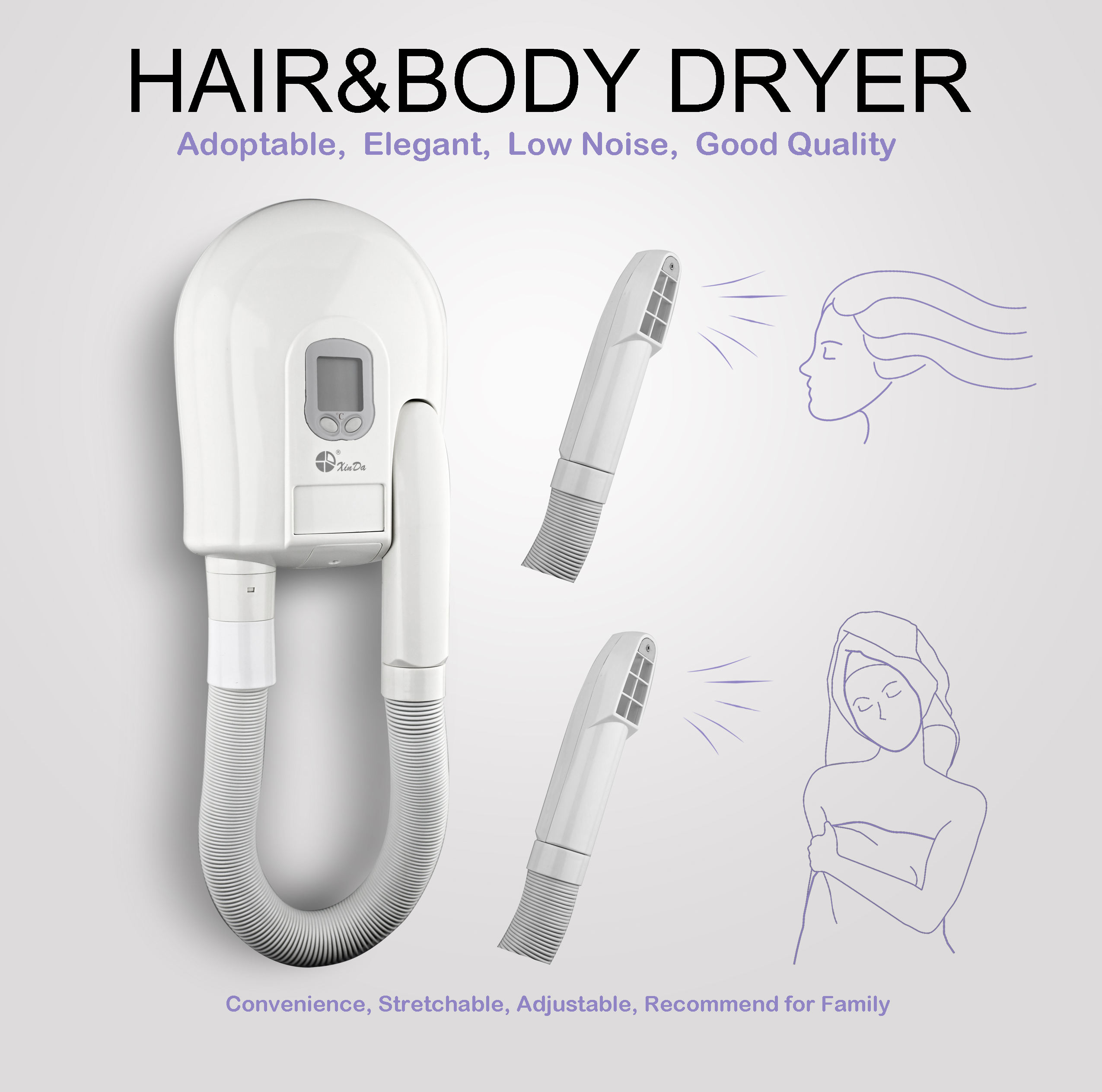 m&aacute;y sấy t&oacute;c treo tường