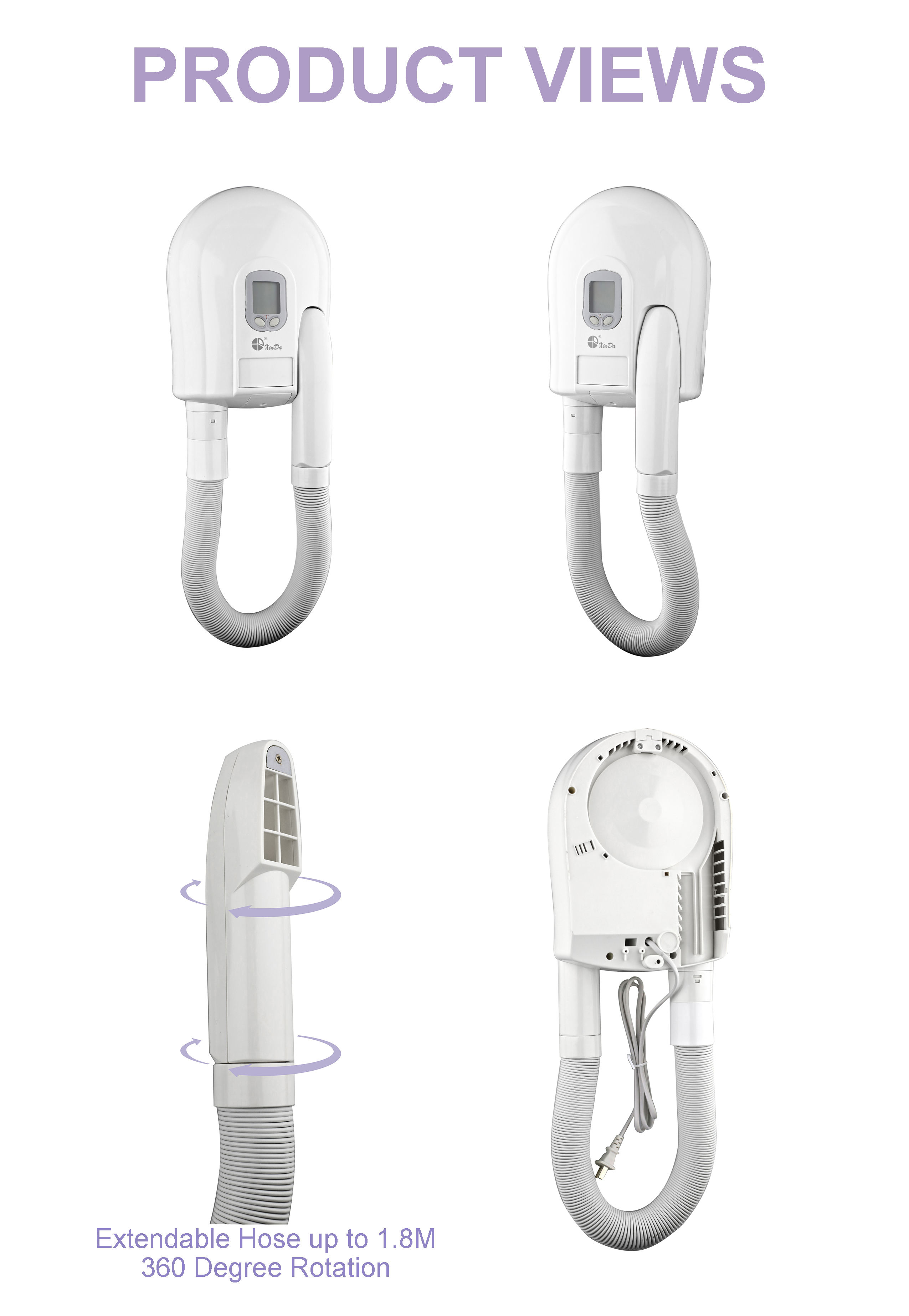 Gi&aacute; treo tường m&aacute;y sấy t&oacute;c