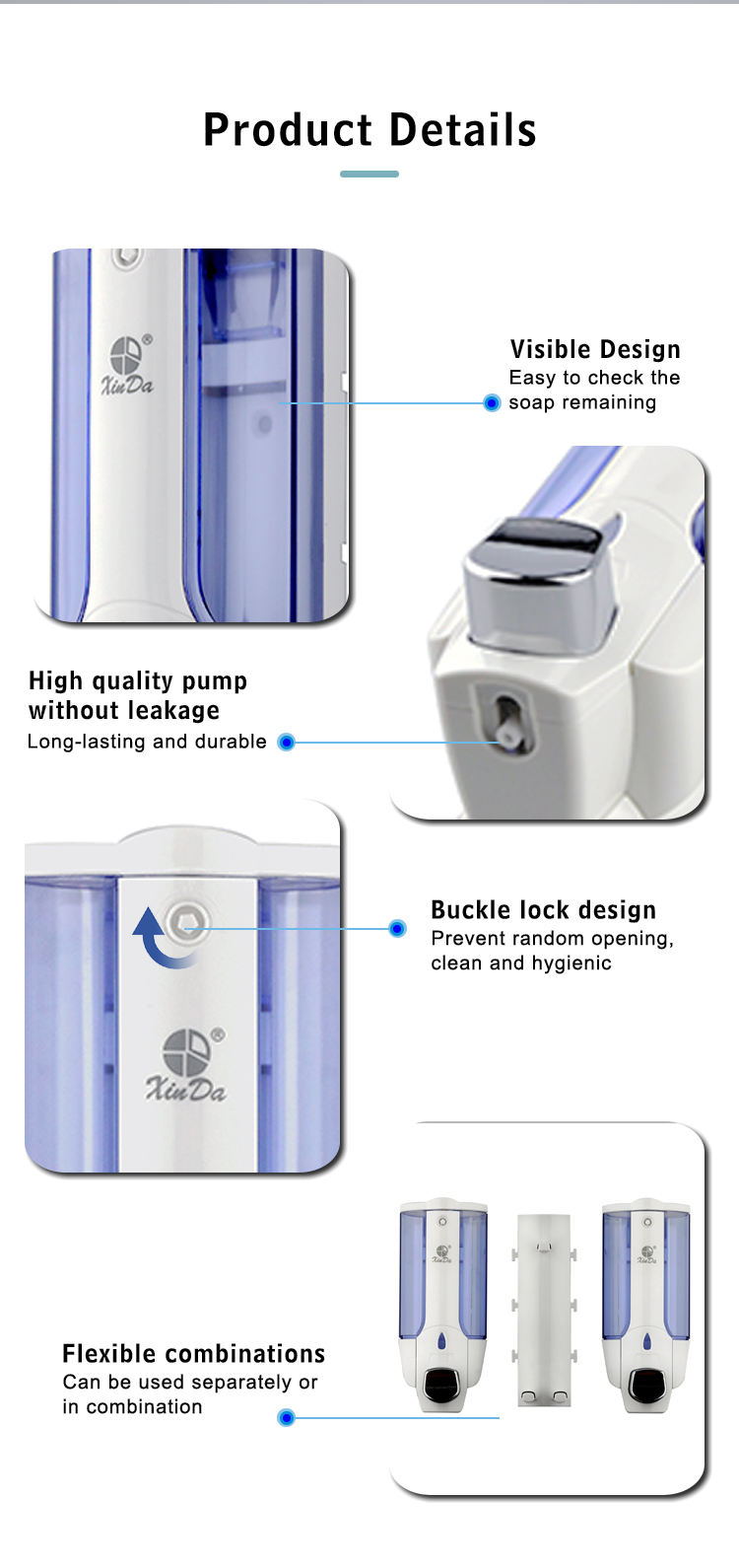 Hộp đựng x&agrave; ph&ograve;ng treo tường đ&ocirc;i