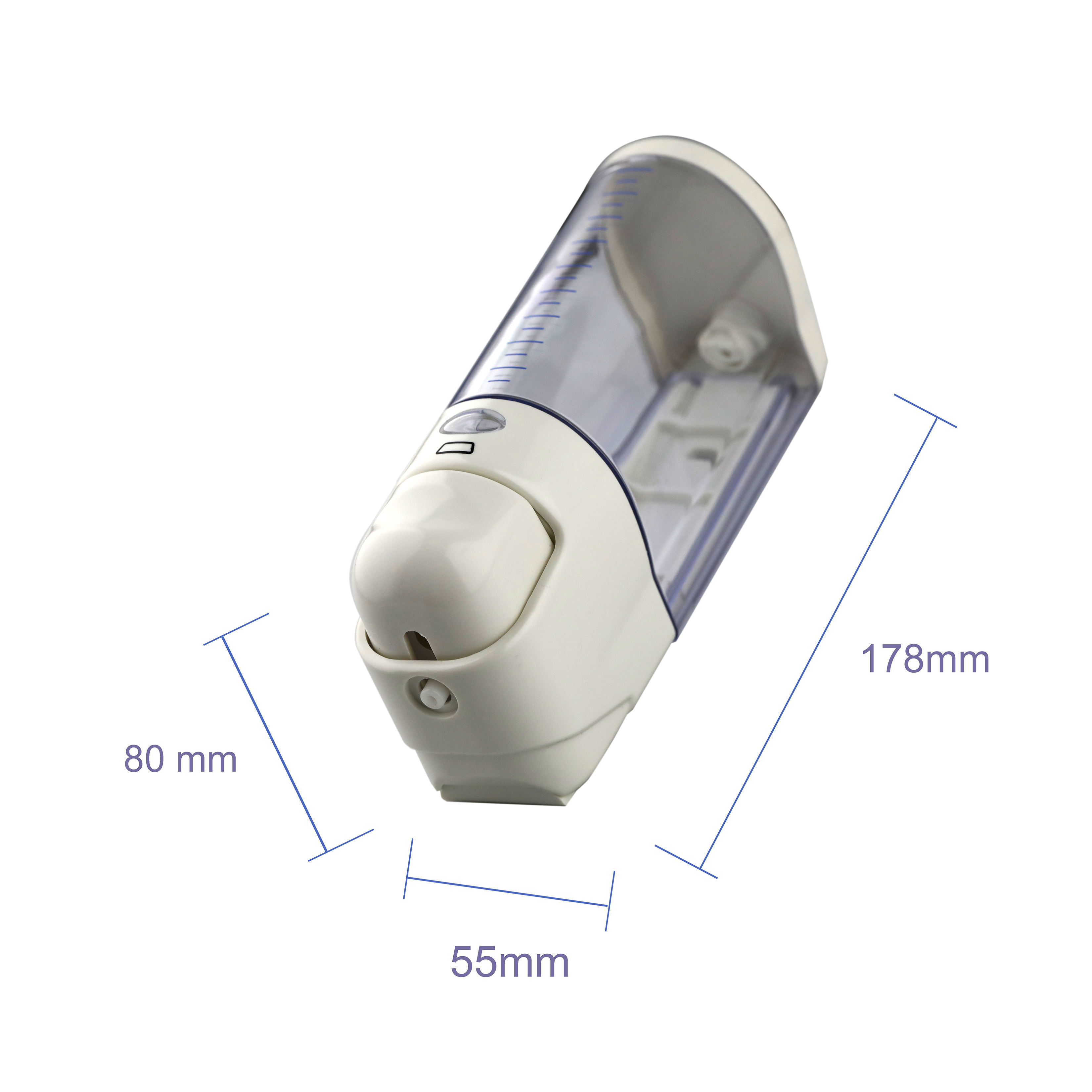 اضغط على موزع صابون المضخة 